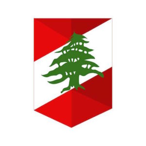 Le drapeau libanais, rouge, blanc, avec son cèdre vert au centre. 